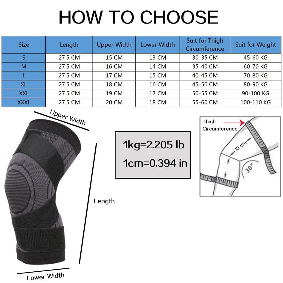 Premium Knee Support Brace: No More Knee Pain