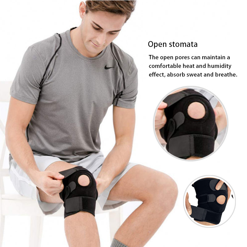 Adjustable Compression Knee Patellar Tendon Support Brace for Men Women - Arthritis Pain, Injury Recovery, Running, Workout