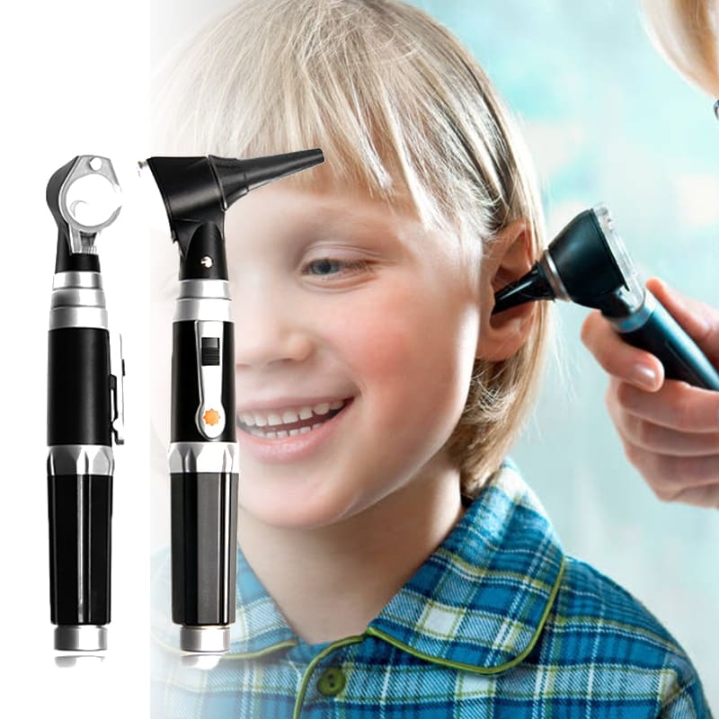 Otoscope with 8 Tips